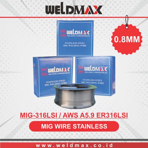 KAWAT LAS MIG STAINLESS 316LSI 0.8MM WELDMAX