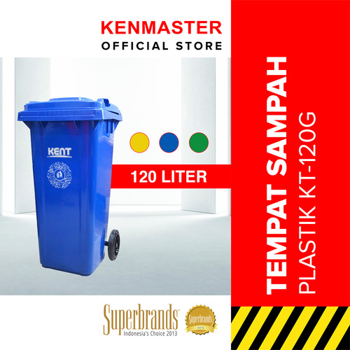 Kent Tempat Sampah Plastik KT-120 G / Tong Sampah 120 Liter