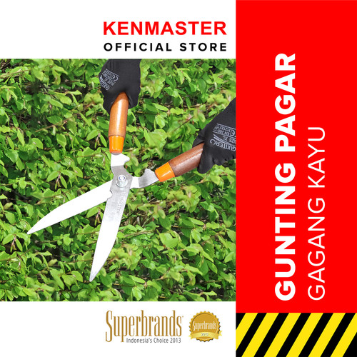 Kenmaster Gunting Pagar Gagang Kayu