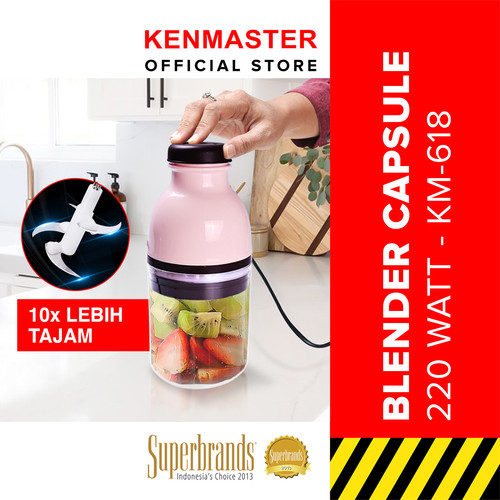 Kenmaster Blender Capsule Cutter KM-618 - Kapsul Penggiling Daging,