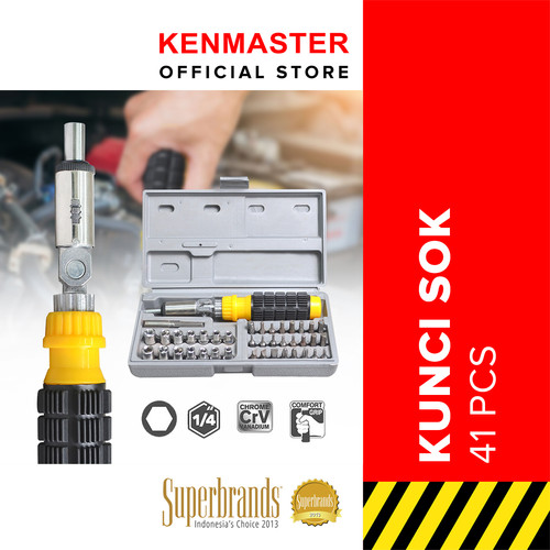 Kenmaster Kunci Sok - 41 Pcs