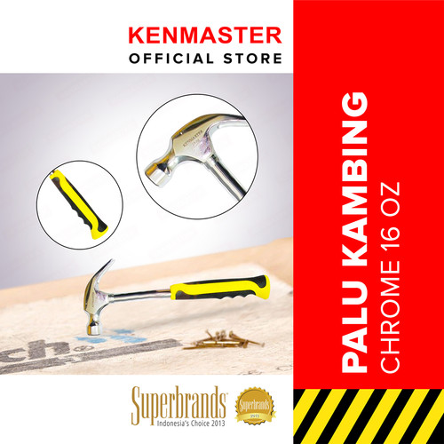 Kenmaster Palu Kambing Gagang Besi 16 Oz Crum