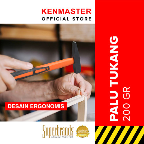 KENMASTER PALU TUKANG 200 GR ORANGE HANDLE