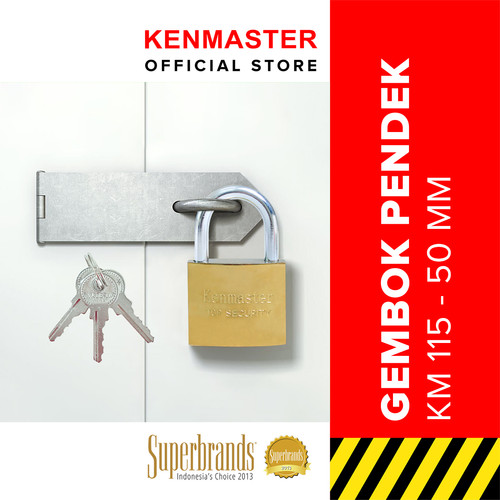 Kenmaster Gembok Pendek KM 115 - 50 MM (IRON)