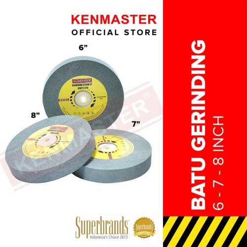 Kenmaster Batu Grinding 6" x 1" x 1 1/4" Grit 80