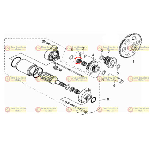 Roller Bearing HK101410 Viar Karya 200 cc