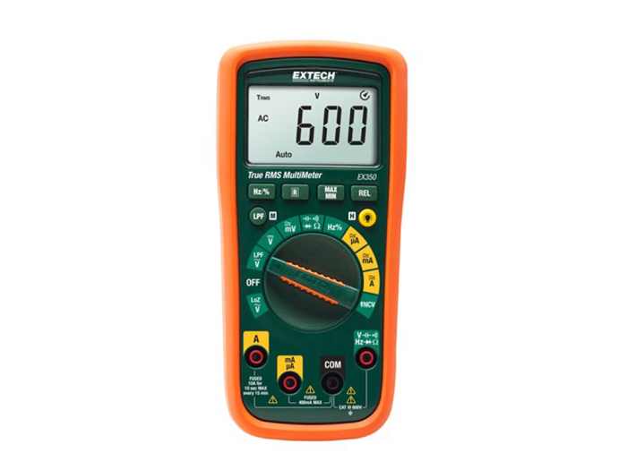 EXTECH MULTIMETER TRMS W/NCV 600V EX350