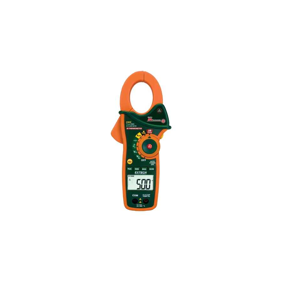 EXTECH CLAMPMETER TRMS W/IR THERMOMETER EX820