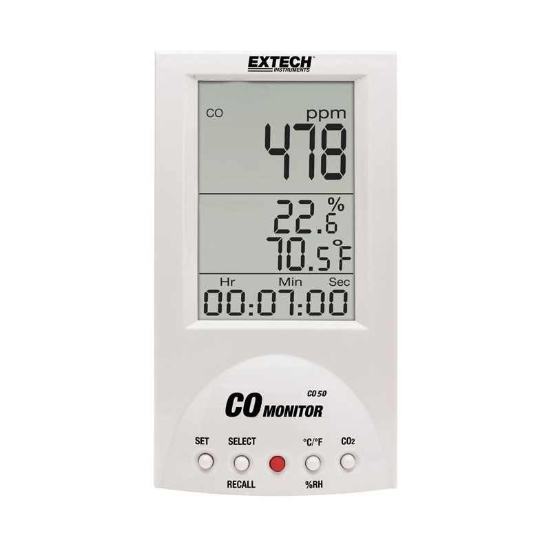 EXTECH DESKTOP CARBON MONOXIDE MONITOR CO50