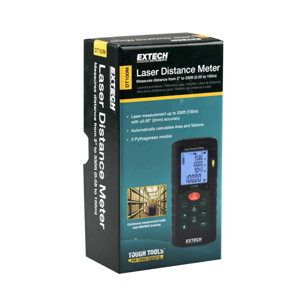 EXTECH LASER DISTANCE METER DT100M