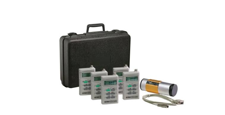 EXTECH DOSIMETER KIT W/CALIBRATOR 407355-KIT-5