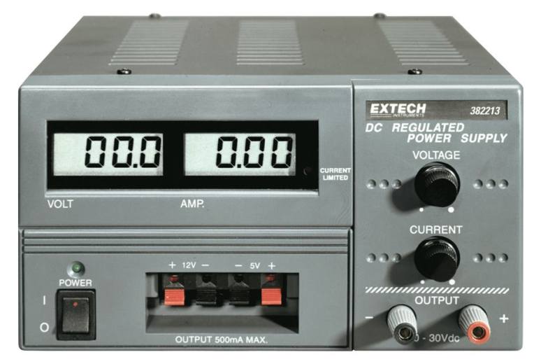 EXTECH POWER SUPPLY TRIPLE OUTPUT DC 382213