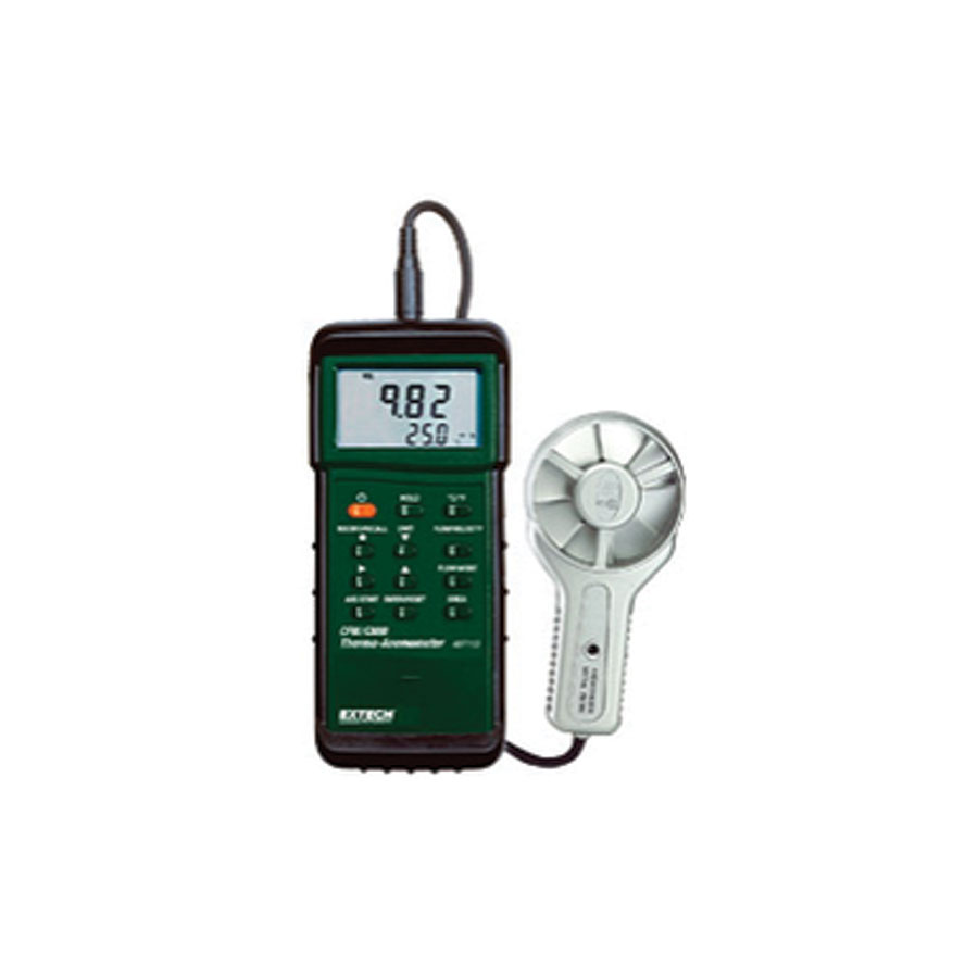 EXTECH ANEMOMETER CFM METAL VANE HD 407113