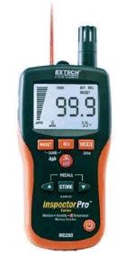 EXTECH MOISTURE METER, PINLESS W/MEMORY MO295