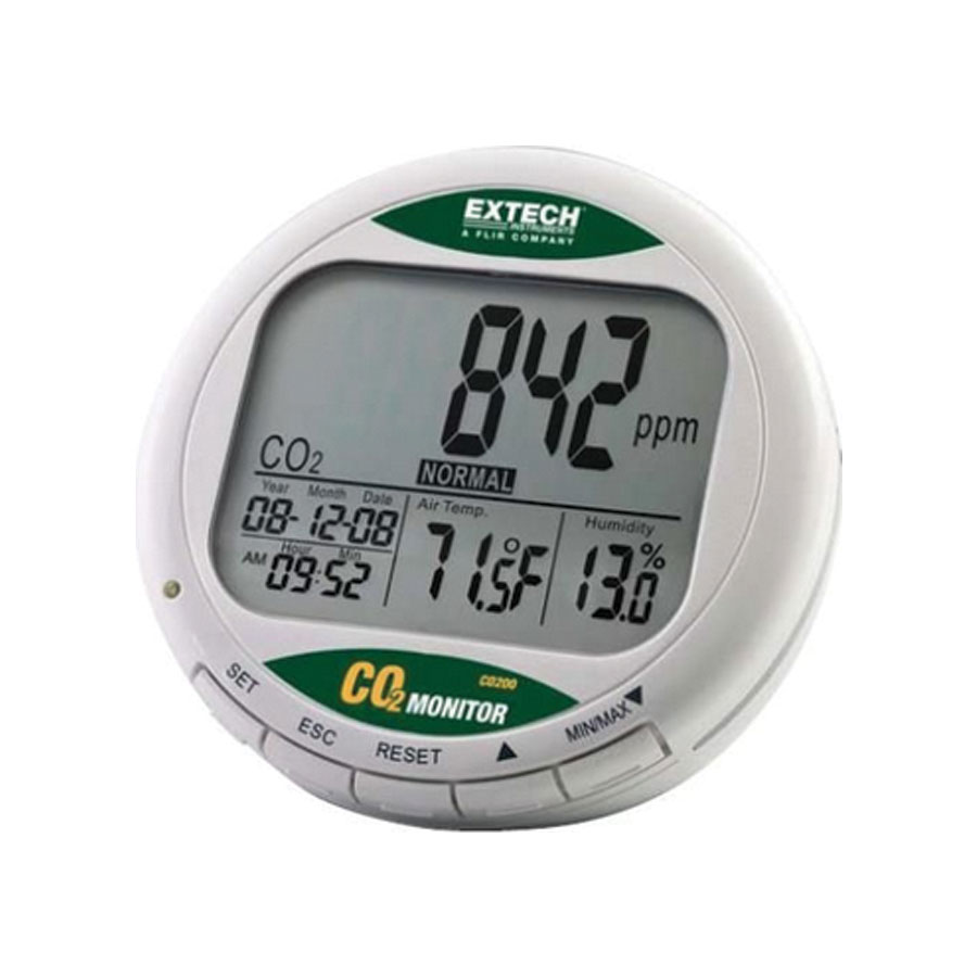 EXTECH CO2 METER DESKTOP AIR QUALITY C0210