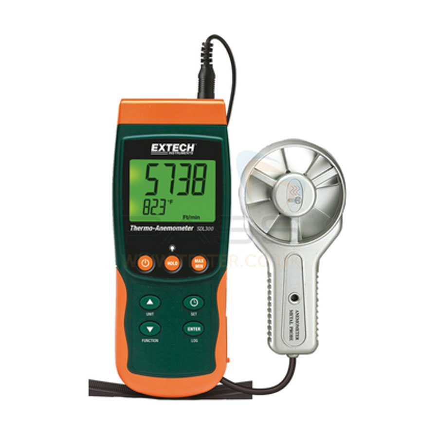 EXTECH THERMO ANEMOMETER METAL VANE SDL300