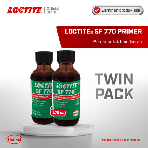 Henkel LOCTITE SF 770 Primer Lem Instan Cyanoacrylate TWIN PACK