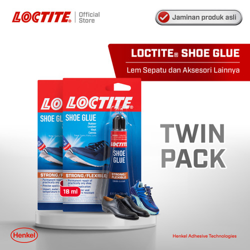 Henkel LOCTITE Shoe Glue Lem Sepatu / Lem Serbaguna 20gr Twin Pack