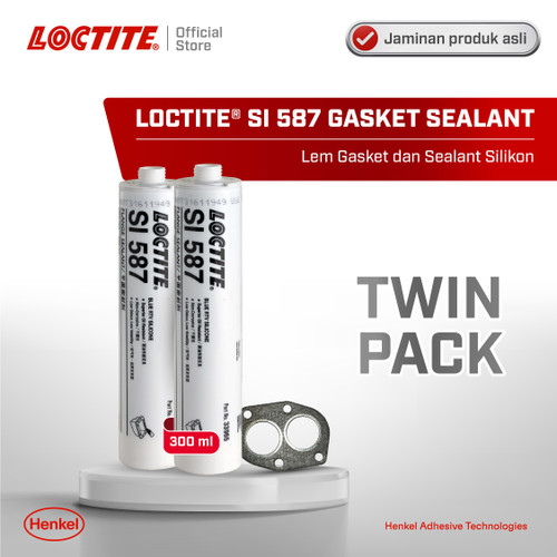 Henkel LOCTITE SI 587 Gasket Sealant Lem Paking 300 ml Twin Pack