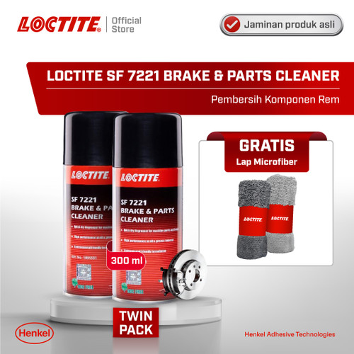 Henkel LOCTITE SF 7221 BRAKE AND PARTS CLEANER Pembersih Rem Twin Pack