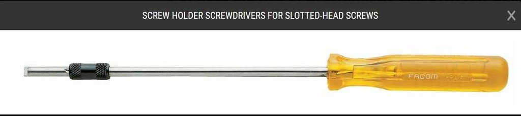 FACOM SCREW HOLDER SCREWDRIVER 150MM (-) AF