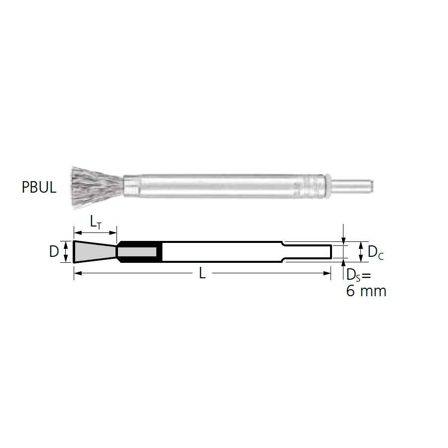 PFERD BRUSH PBUL1010/6 ST0.30 659205