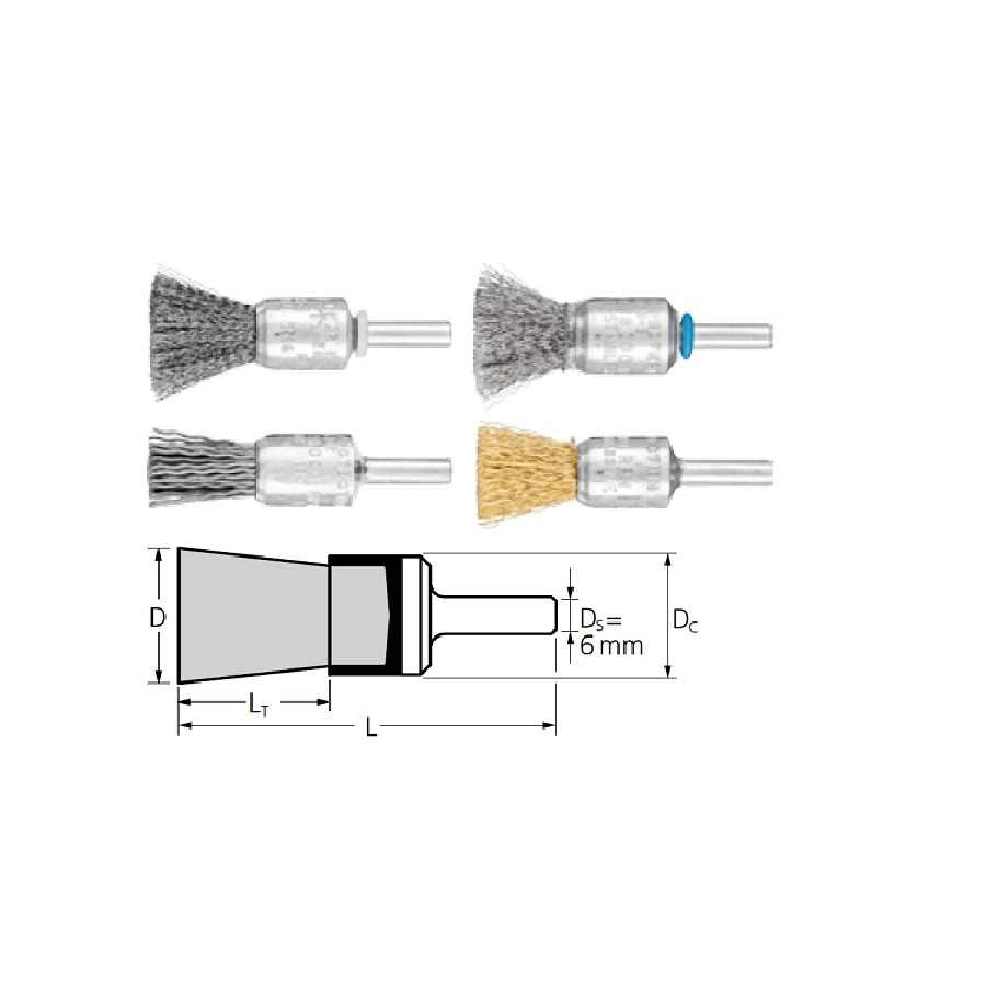 PFERD BRUSH PBU1010/6 MES0.30SG 153284