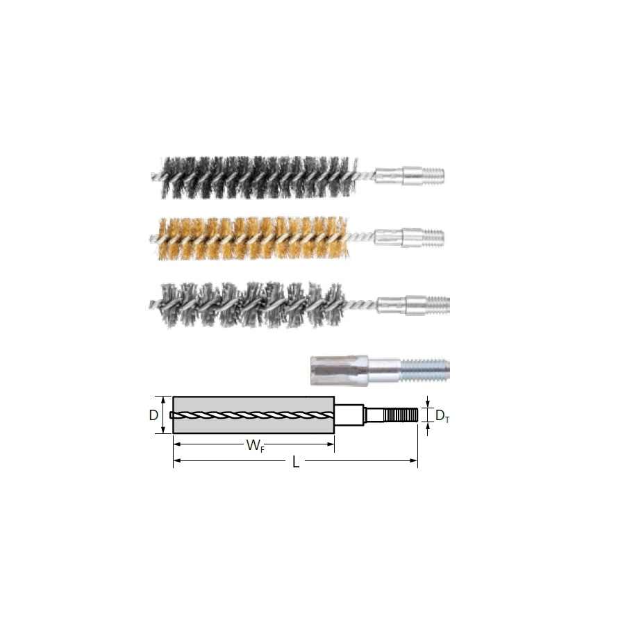 PFERD BRUSH IBU1680/M6 BRASS 660560