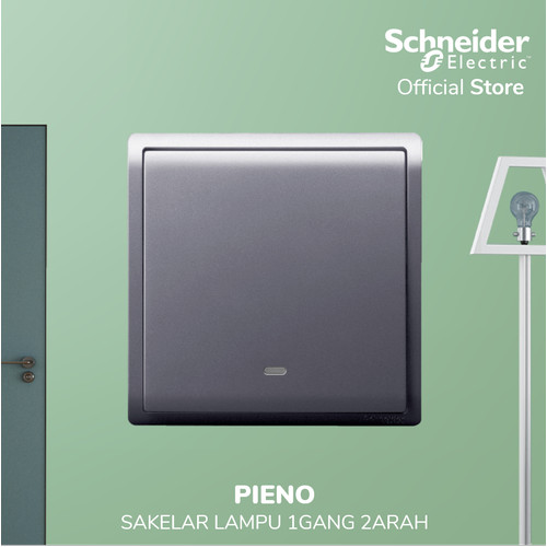 Schneider Electric PIENO Saklar 1 Gang 2 Arah - E8231L2F_LS_G3