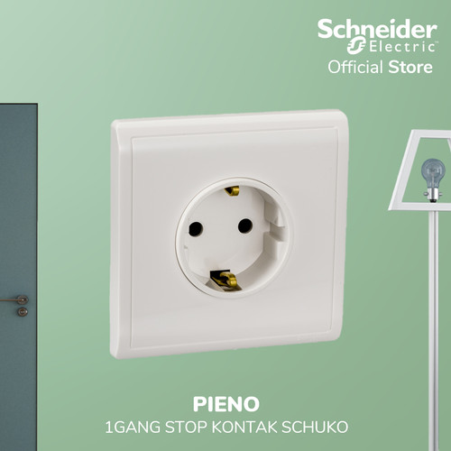 Schneider Electric PIENO 1 Gang Kotak Kontak Schuko - E82426_16S_WE_G3