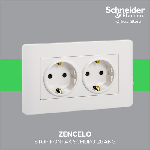 Schneider Electric ZENcelo 2G Stop Kontak Schuko - E84T426_16S_WE_G3