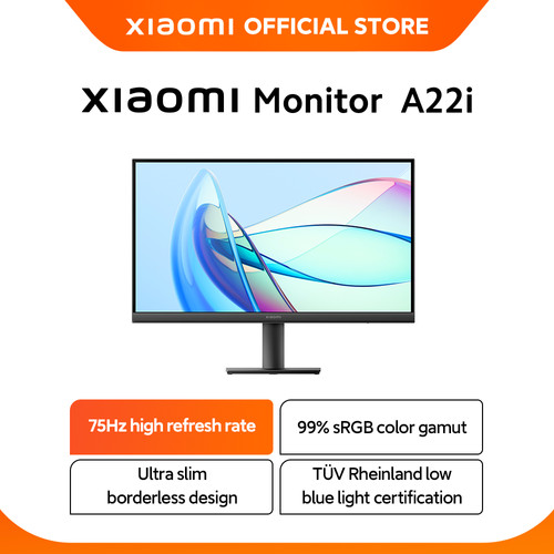 Official Xiaomi Monitor A22i | Bezel Tipis FHD 75Hz Bodi Tipis