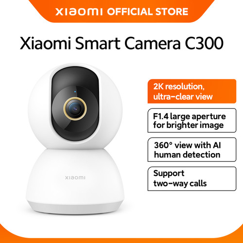 XIAOMI OFFICIAL Xiaomi Smart Camera C300 2K Ultra-clear 3MP AI Detect