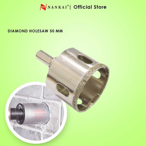 Nankai Mata Bor Pembolong Kaca / Diamond Holesaw 50Mm