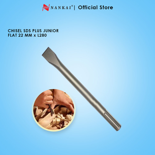 Chisel SDS Plus Pipih 22mm x L280 Junior