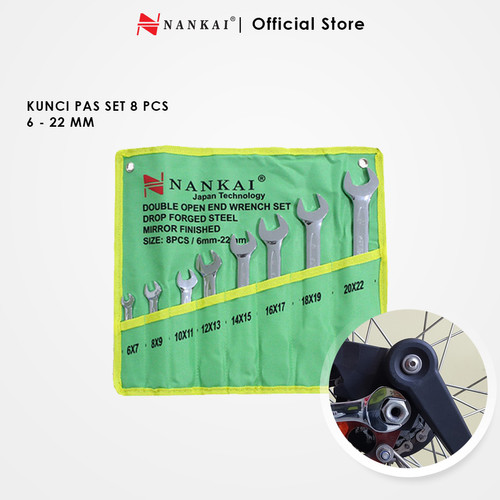 Nankai Kunci Pas Set 8 Pc (6-22mm)