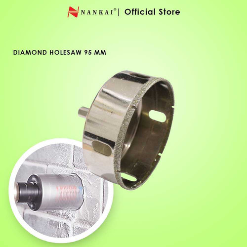 Nankai Mata Bor Pembolong Kaca / Diamond Holesaw 95Mm