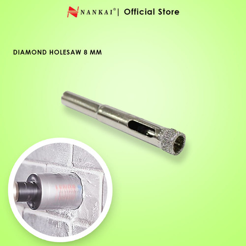 Nankai Mata Bor Pembolong Kaca / Diamond Holesaw 8mm