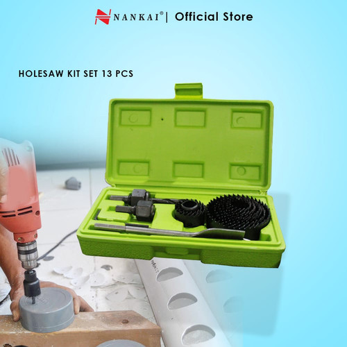 Nankai Mata Bor Kayu / Hidroponik Holesaw Set 13 Pcs