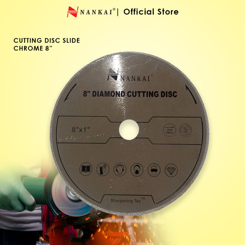 Nankai Mata Pisau Potong Batu / Diamond Chrome Cutting Disc 8"