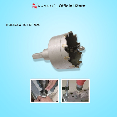 Nankai Mata Bor Holesaw Baja TCT 51 mm