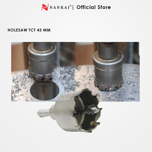 Nankai Mata Bor Holesaw Baja TCT 43 mm