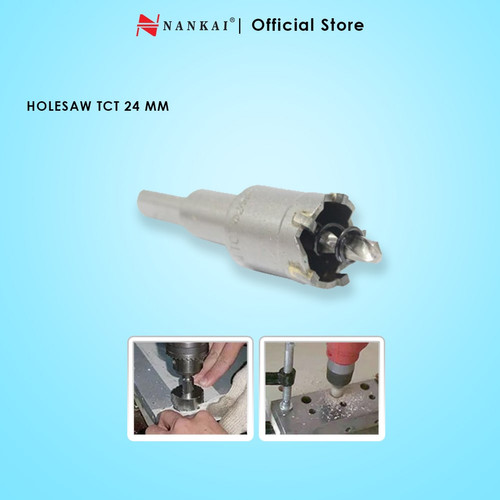 Nankai Mata Bor Holesaw Baja TCT 24 mm