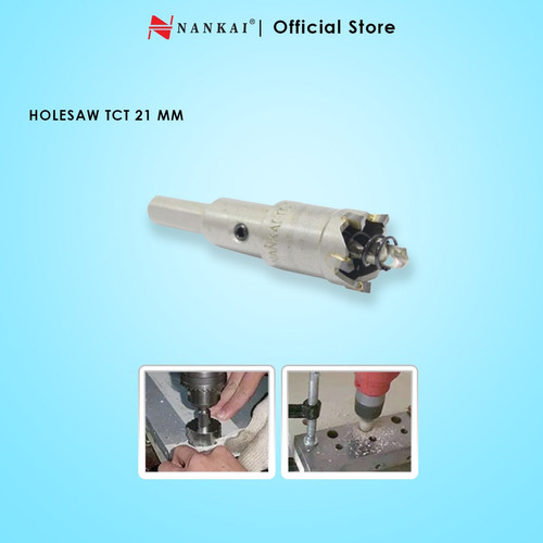 Nankai Mata Bor Holesaw Baja TCT 21 mm