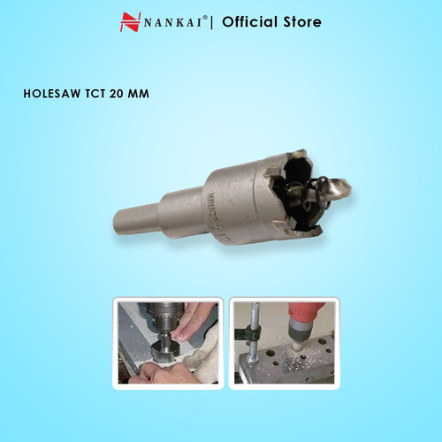 Nankai Mata Bor Holesaw Baja TCT 20 mm