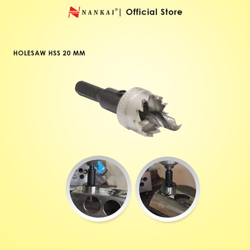 Nankai Mata Bor Holesaw HSS 20 mm