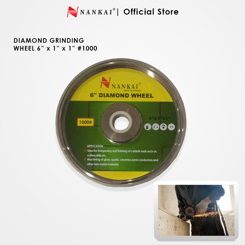 Nankai Batu Poles Akik Diamond Wheel 6" #1000