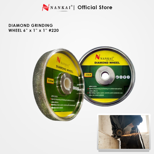 Nankai Batu Poles Akik Diamond Wheel 6" #220