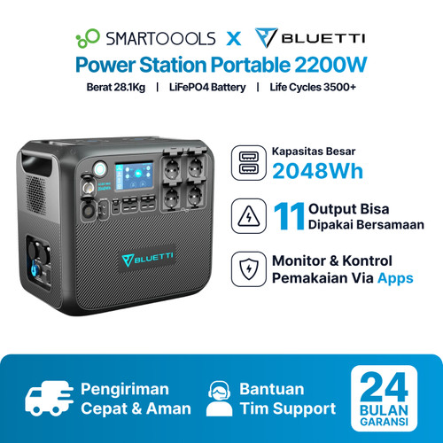 Expandable Power Station Bluetti AC200MAX 2048Wh 2200W