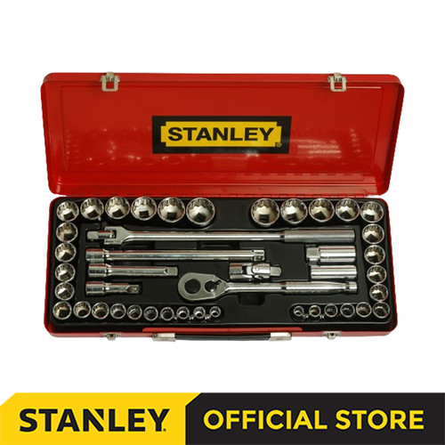 Stanley Metric & Imperial Socket Set 1/2" 12pts 43pcs 89-509